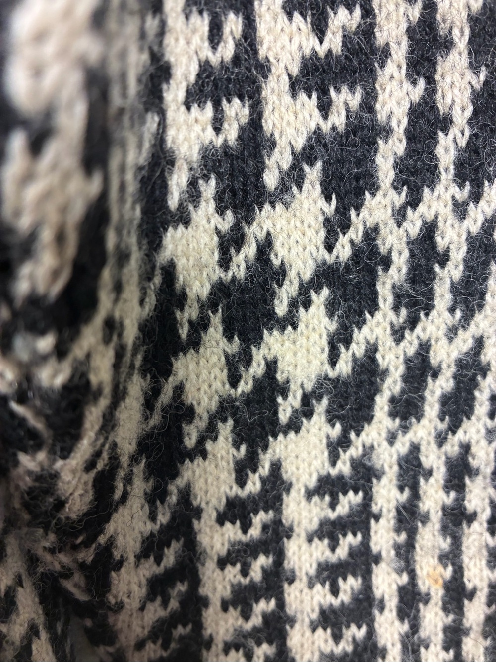 VTG Original Iceland Sweden 100% Scandinavian Lambs Wool Cardigan Sweater - Picture 11 of 16